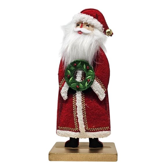 Simple Ethnic Santa Fabric Christmas Holiday Party Decor - Picture 2 of 5